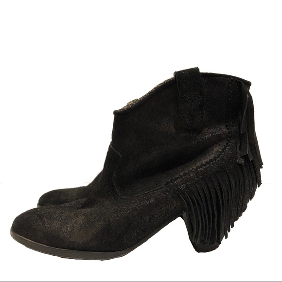 Sigerson Morrison Shoes - SIGERSON MORRISON | SCARLETT FRINGED BOOTS |6.5B